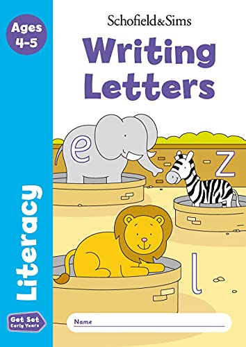 Book cover with animals and letters, designed for early literacy learning.