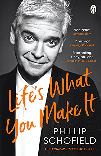 Book cover featuring Phillip Schofield’s portrait and bold red title text.