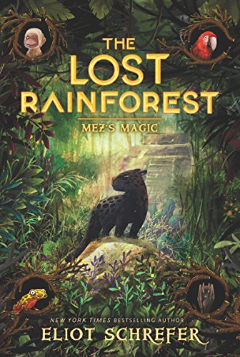 Book cover: black jaguar in a lush, green rainforest setting.