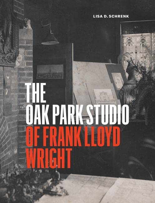 Book cover featuring Frank Lloyd Wright’s Oak Park Studio interior.