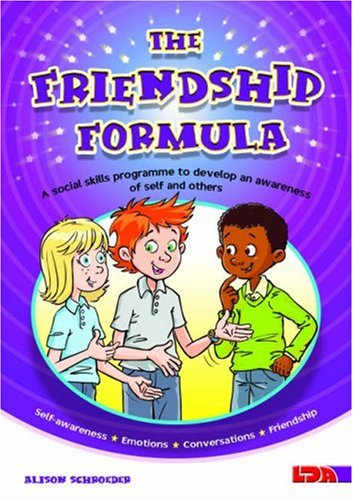 Book cover: "The Friendship Formula" with illustrations of three children.