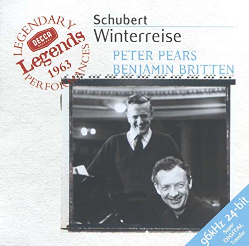 CD cover for Schubert’s Winterreise featuring Peter Pears and Benjamin Britten.
