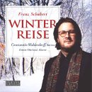 CD cover for Schubert’s “Winterreise” featuring a portrait of a man.