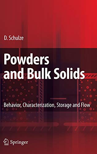 Book cover: "Powders and Bulk Solids" by D. Schulze, Springer imprint.