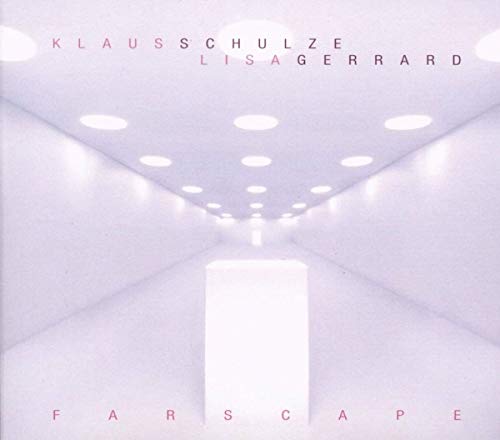 CD cover for "Farscape" by Schulze & Gerrard, abstract white corridor.