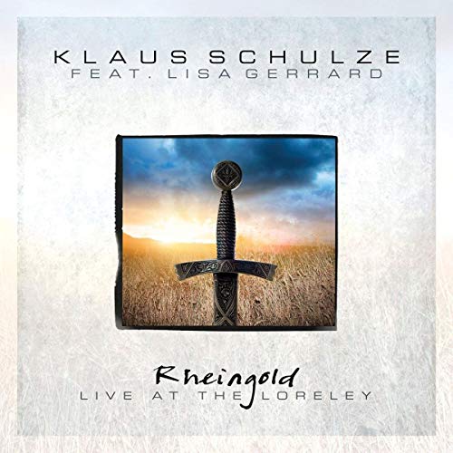 Album cover for Klaus Schulze & Lisa Gerrard’s “Rheingold” featuring a sword.