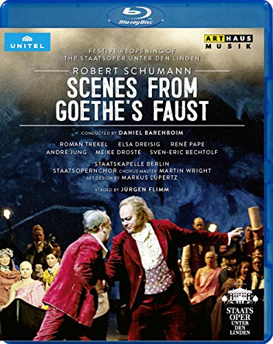 Blue-ray disc case cover featuring two men dancing amidst a crowd, opera performance scene.