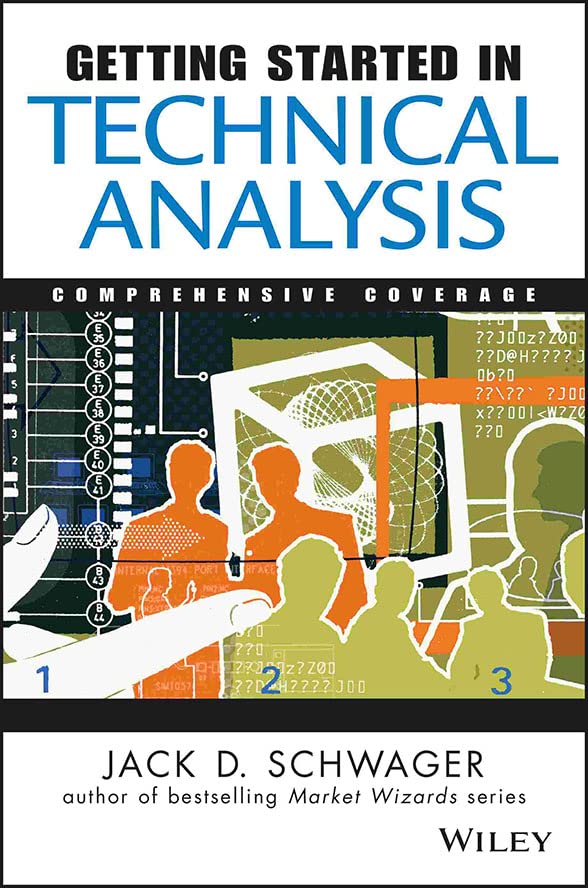 Book cover for Getting Started in Technical Analysis by Jack D. Schwager with abstract graphics.