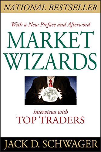 Book cover for Market Wizards by Jack D. Schwager featuring a person holding money.