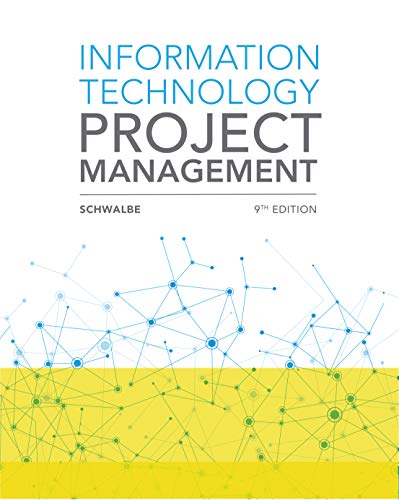 Book cover: "Information Technology Project Management," 9th edition, by Schwalbe.