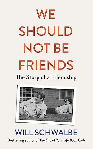 Book cover with red title and black-and-white photo of two young men.