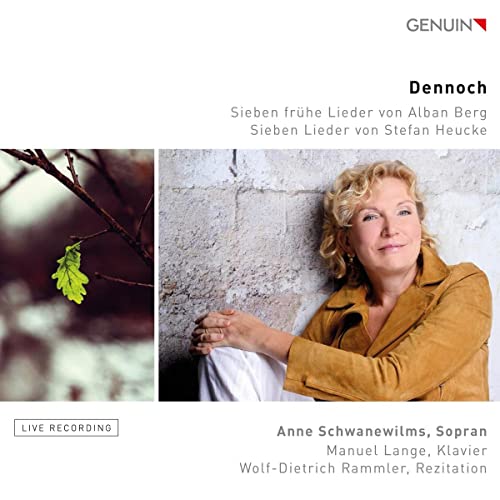 CD cover featuring Anne Schwanewilms, a tree branch, and stone wall.