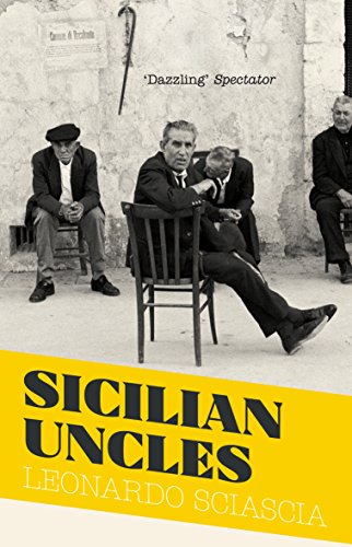 Black and white photo of four older men sitting on chairs against a wall.