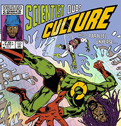 Comic book cover featuring Scientist Dubs Culture and a falling figure.