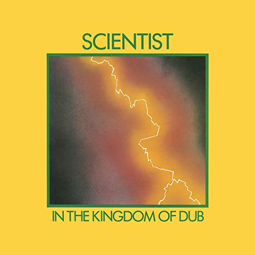 Album cover for Scientist’s “In The Kingdom Of Dub” with lightning bolt.