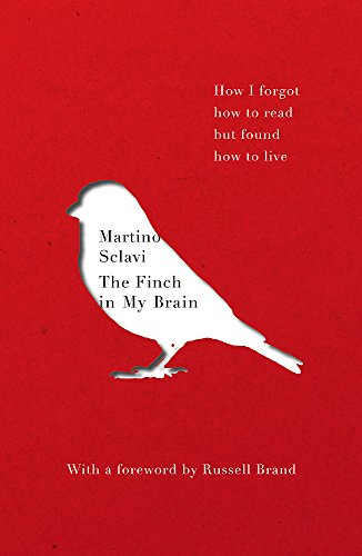 Red book cover with a white silhouette of a finch.