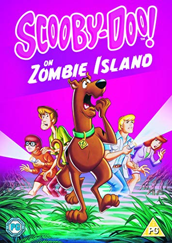 DVD cover for Scooby-Doo on Zombie Island featuring Scooby and the Mystery Inc. gang.