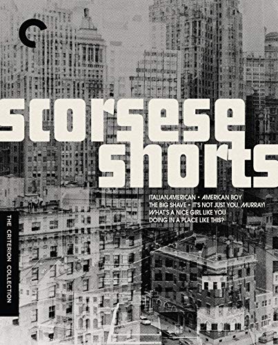 Scorsese Shorts" Blu-ray cover with a black and white cityscape.