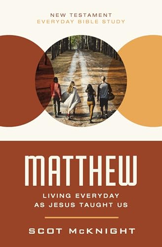 Book cover with people walking down a dirt road, title "Matthew.