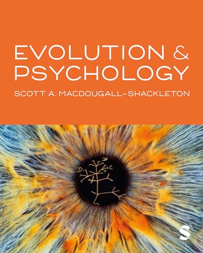 Book cover: "Evolution & Psychology" with an eye and tree diagram.