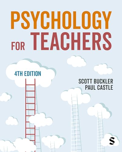 Book cover: "Psychology for Teachers" 4th edition, with ladders and clouds.