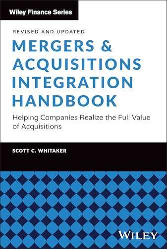 Book cover: "Mergers & Acquisitions Integration Handbook" by Scott C. Whitaker.