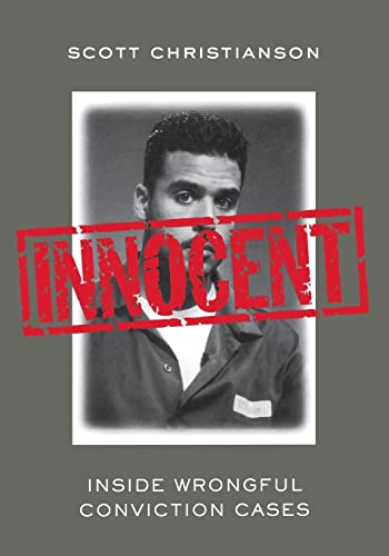 Book cover: black and white portrait with red “INNOCENT” stamp.