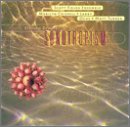 CD cover with abstract gold swirls and a red, textured sphere.