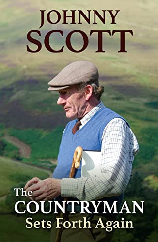 Book cover: elderly man with walking stick in a rural landscape.