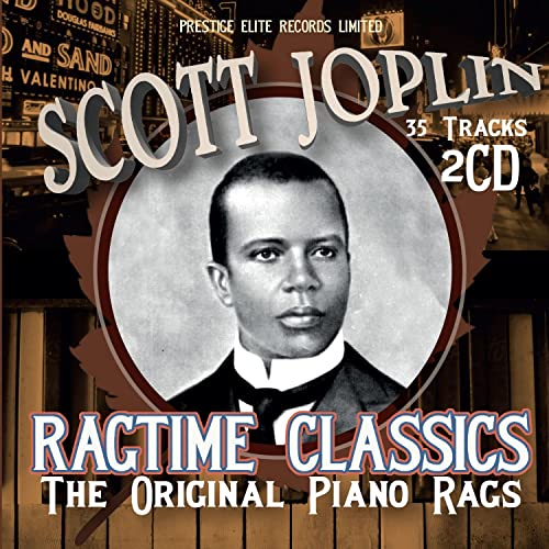 CD cover featuring a portrait of composer Scott Joplin.