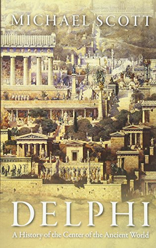 Book cover depicting ancient Greek ruins and a painted cityscape.