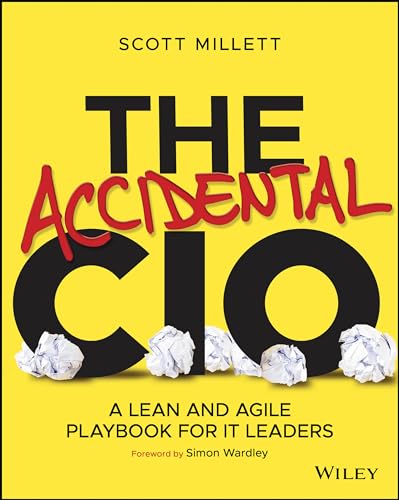 Book cover: "The Accidental CIO" with crumpled paper at the base.