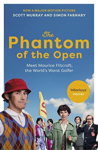 Book cover featuring a man in a red hat and golf scene.