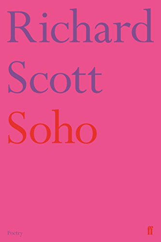 Pink book cover with the title "Soho" by Richard Scott in layered text.