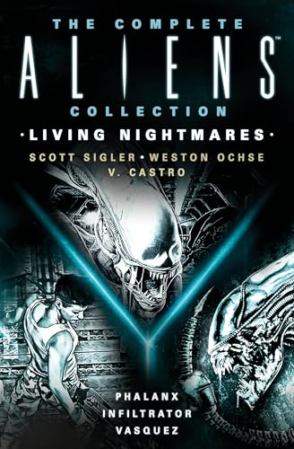 Cover of “The Complete Aliens Collection” featuring Xenomorphs and a marine.