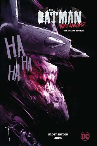Comic book cover featuring a sinister, grinning Batman-like figure.