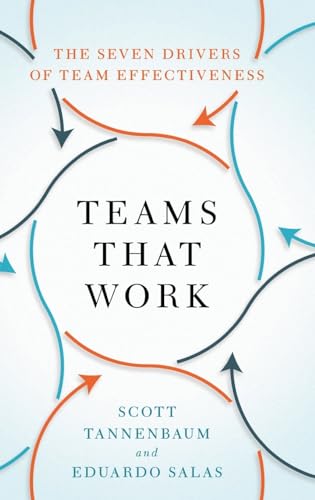 Book cover: "Teams That Work" with circular arrow graphics, by Tannenbaum and Salas.