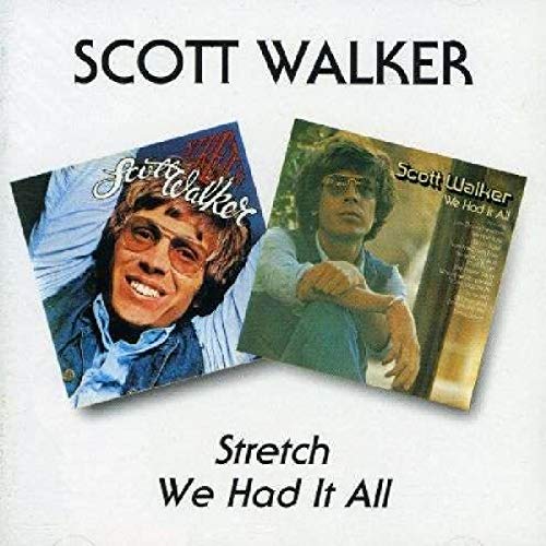 CD cover for Scott Walker’s “Stretch/We Had It All” featuring two portraits.