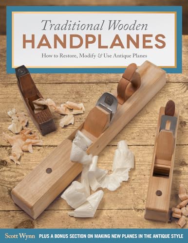 Book cover featuring antique wooden handplanes and wood shavings.
