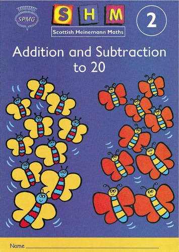 Scottish Heinemann Maths 2 activity book cover with yellow and orange butterfly illustrations.