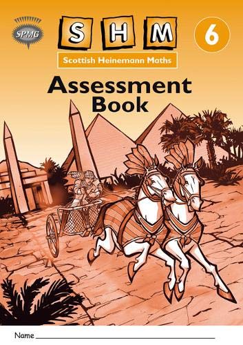 Scottish Heinemann Maths 6 Assessment Book cover with Egyptian scene.