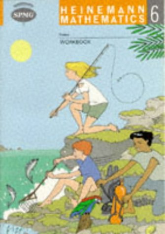 Heinemann Maths 6 workbook cover: children fishing by a river.