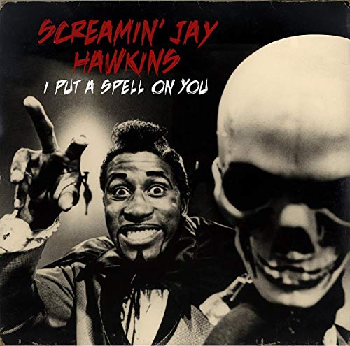 Screamin' Jay Hawkins album cover with a skull and pointing hand.