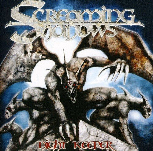 CD cover: demonic figure with wings against a stormy, moonlit sky.
