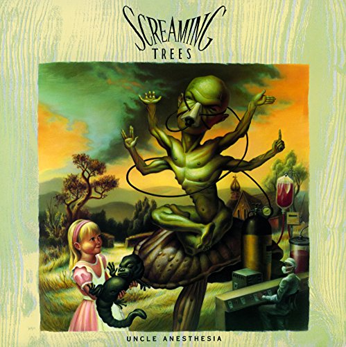 Album cover for Screaming Trees’ “Uncle Anesthesia” featuring surrealist imagery.