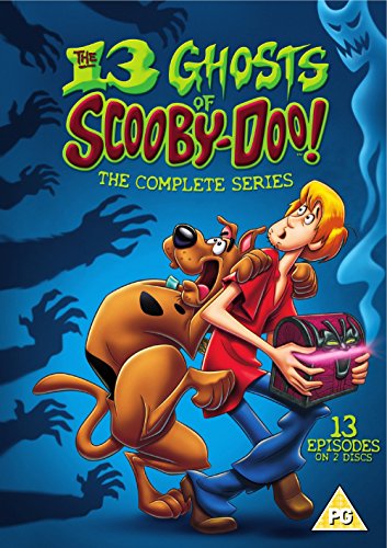 DVD cover for "13 Ghosts of Scooby-Doo" featuring Scooby and Shaggy.