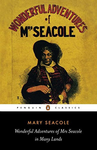 Book cover: portrait of Mary Seacole, titled “The Wonderful Adventures…”