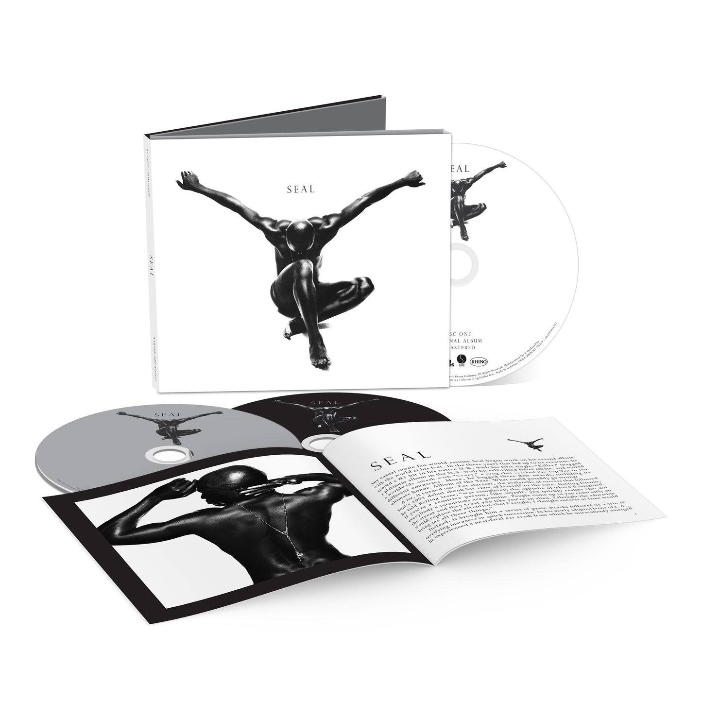Blu-ray set with a black and white photo of a muscular man's back.