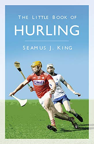 Book cover featuring hurling players in action on a green field.