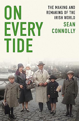 Book cover: "On Every Tide" with a vintage family portrait.
